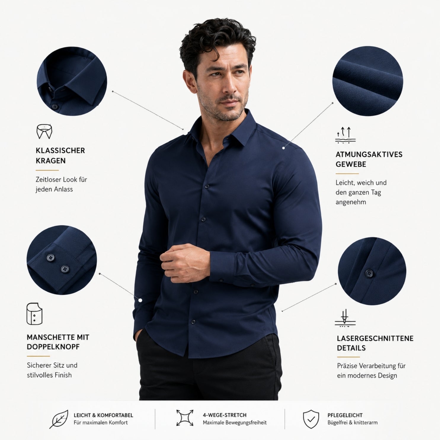 Ultra-Tech Businesshemd [1 KAUFEN & 2 ERHALTEN]